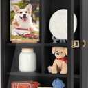 Pet Memorial Shadow Box, 14.7"x 12" Dog Memorial Shadow Box with Adjustable Shelves & Pin-Back Board, Wooden Pet Memorial Box for Ashes, Photos & Keepsakes, Loss of Pet Sympathy Gift, In Memory of Dog
