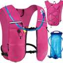 Running Vest for Women & Men, 6L Hydration Backpack with 2L Water Bladder, Lightweight Water Backpack for Trail Running, Marathon, Hiking, Cycling, Jogging, Adjustable Fit