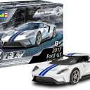 Revell 85-1235 2017 Ford GT Model Car Kit 1:24 Scale 27-Piece Skill Level 2 Plastic Easy-Click Model Building Kit, White