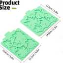 KALAIEN Leaf Molds Silicone,Leaves Chocolate Mold Fondant Molds Silicone for Clay Crafts Air Dry,3D Candy Gumpaste Moulds Set of 2 (Maple Leaf)