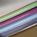 Breling 12 Rolls 47.2" x 12 ft Colored Bulletin Board Paper, Pastel Color