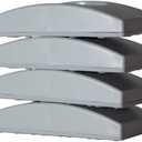 Wall Nanny - Baby Gate Wall Protector (Made in USA) Protects Walls and Doorways from Pet Gates - for Pressure Mounted Indoor Safety Baby Gates - Gray
