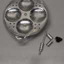 Indian Induction & Standard Idli Maker Indian Kitchen Item (4 Plates, 16 Idlis) Diwali Gift Item Kitchen Item Pack of 1