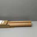 LazBlinds No Tools No Drill Cordless Bamboo Roman Shades, Light Filtering Window Treatment, Roll Up Bamboo Blinds for Windows 32'' W x 48'' H, Brown