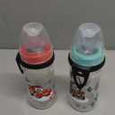 NUK Active Sippy Cup, 10 oz, 2 Pack, Disney's Cars, Lightning McQueen, BPA-Free, Spill-Proof, Transition Cup