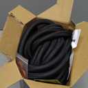Relxitl Garden Hose, Flexible Water Hose, Ultra Lightweight Non-Expanding hose with 10 Function Sprayer, Leak proof, Pressure Resistant for Yard, Outdoor (Black, 50FT)
