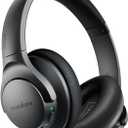 Soundcore Anker Life Q20 Hybrid Active Noise Cancelling Headphones, Wireless Over Ear Bluetooth Headphones, 60H Playtime, Hi-Res Audio, Deep Bass, Foam Ear Cups, Travel, Office, USB-C Charging