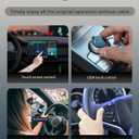 Wireless CarPlay Adapter 2025 Smart AI Box for iPhone & Android Auto | Streaming Entertainment Video Box with Support for TikTok Netflix YouTube TF Card | Plug & Play in-Car Multimedia System