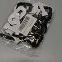 Puideon 36Pcs Chenille Letter Number Patches,Self Adhesive Patches Stick on Patch for Fabric Clothes Hats Bags Jackets(A-Z,0-9)(Black)