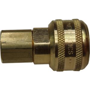 Coilhose Pneumatics 150A 1/4-Inch Body Size, Coilflow Automatic Industrial Interchange Coupler, 1/4-Inch NPT, Female
