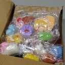 JOYIN 28 PCS Mochi Squishy Toys with Valentine Cards and Filled Hearts Party Favors for Kids Valentine Gifts Classroom Exchange, Kawaii Stress Relief Toy for Valentines Day Gift Exchange, Game Prizes