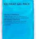 Gel Ice Packs, Cold Ice Packs for Injuries, Cold Pack Reusable Hot and Cold Pack for Injuries, Pain Relief, Wisdom Teeth, First Aid, Neck, Head, Arms, Legs (Blue(Large 2count))