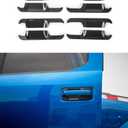 JeCar Exterior Door Handle Bowl Decoration Trim Cover for 2015-2020 Ford F150 4 Door (Carbon Fiber Look)
