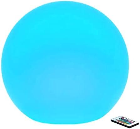 Borelor LED Ball Light, 10-Inch Rechargeable & Remote Control Globe Lights 16 RGB Colors Changing Indoor/Outdoor Night Light for Home/Party/Lawn/Desk Decoration