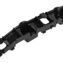 Bumper Support Bracket, Left Side Front Bumper Retainer Bracket Hold Mount No.62221JA01A for Nissan Altima 2007-2012 ABS Plastic Black, 1 Pc