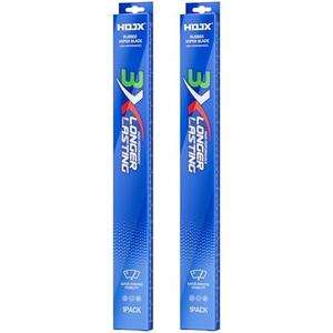 HOJX Quiet Front Windshield Wiper Blades 26 inch and 17 inch Set of 2, OEM Quality All-Season Windshield Wipers,U&J-Hook for My Car/Automotive Replacement, Easy to Install OEM Replacement Parts