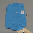 LOPHIPETS Dog Cotton Hoodies Sweatshirts for Small Dogs Chihuahua Puppy Clothes Cold Weather Coat-Cambridge Blue/S