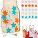 Reward Jar Magnetic, Classroom Reward Jar for Kids, Start Jar Reward System for Classroom Board Home, Incentive Magnetic Reward Jar, Behavior Potty Training Tool for Boy Girl Home School (Star)