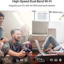 TP-Link WiFi 6 USB Adapter for Desktop PC - (Archer TX20U Plus) AX1800 Wireless Network Adapter with 2.4GHz, 5GHz, High Gain Dual Band 5dBi Antenna, WPA3, Supports Windows 11/10
