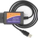 Obd2 Elm327 USB for FORScan with MS HS CAN Switch Compatible with Forscan Adapter for Ford F150 F250 Lincoln Mazda Mercury Code Reader Vehicle Scanner Diagnostic Programmer Tool