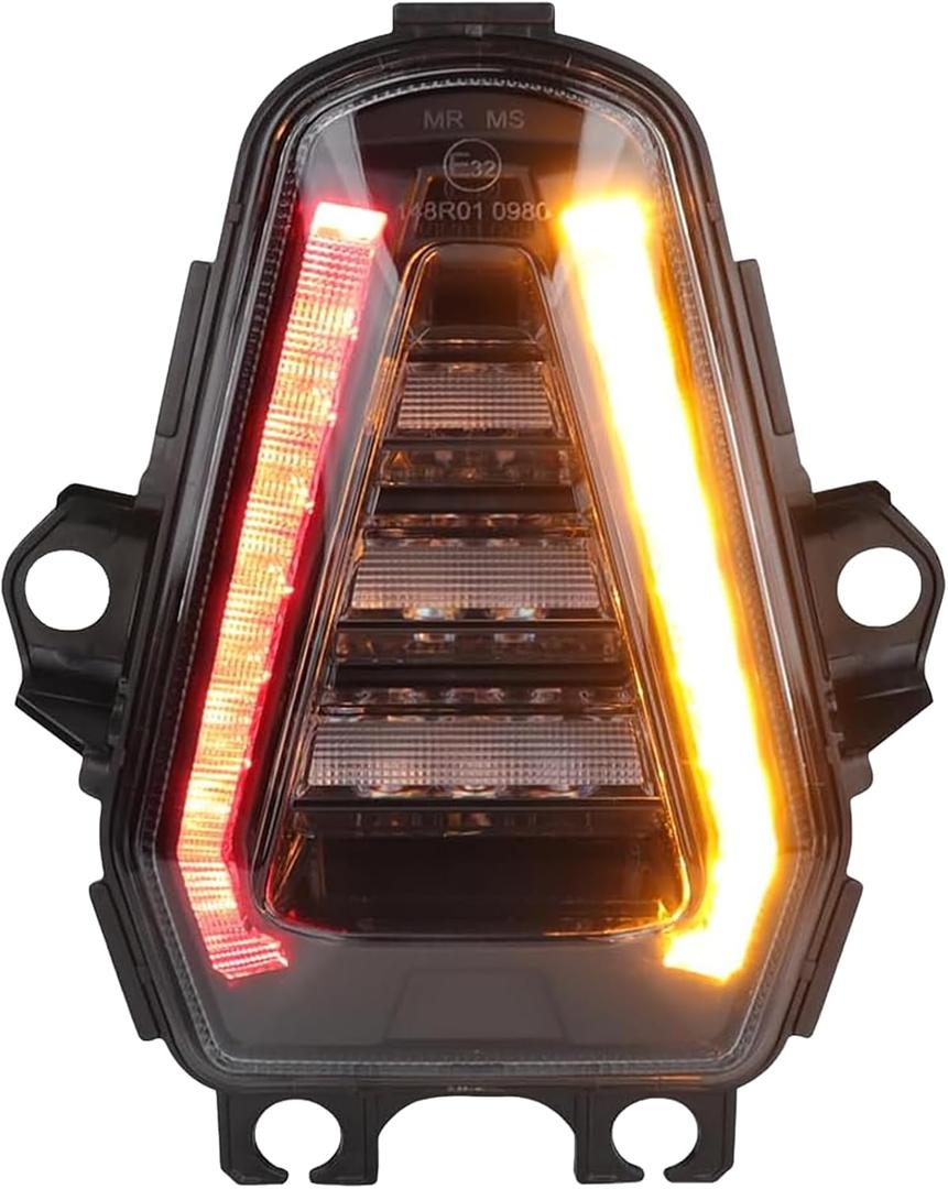 LED Integrated Tail Light for CB650R CBR650R 2024-2026 CB1000SP CB1000 HORNET SP 2025-2026, Turn Signal Blinker Brake Light Rear Lamp, Plug & Play Smoked Lens Motorcycle Taillight CB650R Accessories