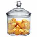 Kitchen Cookie Jar, Candy Dish with Lid, Clear Acrylic Airtight Jar for Nuts, Cookies, Candy, Chocolate, 40 OZ