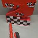 Race Car Piñata Pull String Cars Piñatas for Birthday Party Decorations Number 2 3 4 5 6 with Blindfold Stick Small Red Black Racing Theme 2nd 3rd 4th 5th 6th Party Supplies