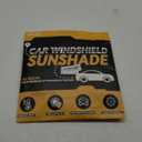 Sun Shade Sunshade for Mazda CX-30 2019-2024 2025 2026 Windshield Cover, 4-Layers Sun Shield 240T Silver Sun Visor Foldable Window Shade for CX30 Blocks UV Rays Car Accessories