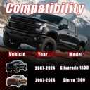 2" Front Leveling Lift kits Compatible with 2007-2024 Silverado 1500 2WD/4WD Sierra 1500 2WD/4WD Suspension Strut Spacer Lift Kit