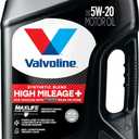Valvoline High Mileage 150K with Maxlife Plus Technology 5W-20 Motor Oil 5 Quart