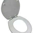 Bemis Toilet Seat, Easy Clean, Non Slip Premium Wood Seat, Easy Install, Made in USA, Round, White