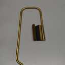 12.4 Inches Cabinet Door Paper Towel Holder Camper Under Sink No Drilling Paper Towel Storage and Dispenser for RV Kitchen Bathroom Laundry Room, Stainless Steel(Gold,1 Pcs)