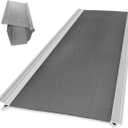 6 x Gutter Guard 5" Sample Size [Stainless Steel] Premium Stainless Steel Gutter Guard with SmartPitch Technology for Enhanced Durability and Easy Installation, Fits 5-inch Gutters, DIY-Friendly