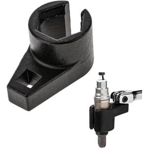 Wevdn Oxygen Sensor Socket, 3/8-Inch Drive by 7/8-Inch 22mm, Offset 6-Point, Automotive Oxygen Sensor Remover Tool