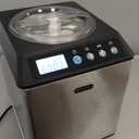 Whynter Ice Cream Maker Machine Automatic 2.1 Qt. Upright with Built-In Compressor, LCD Digital Display & Timer, No Pre-Freezing, ICM-201SB, Stainless Steel