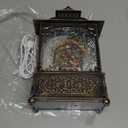 Nativity Scene Snow Globe, Light Up Christmas Snow Globes with Music Timer - USB Plug or Battery Operated Glitter Globe Indoor Christmas Decorations