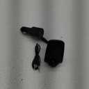 Nulaxy Car Bluetooth FM Transmitter [2024 Upgraded], 1.44" Display Flexible Gooseneck, Handsfree Call Wireless Music Stereo Audio Player Radio Adapter Car Kit USB Phone Charger, TF SD Card AUX-KM18