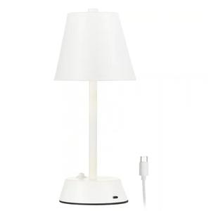 11 in. LED white cordless desk lamp 1 pack