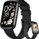 Fitness Tracker, Smart Watches for Women/Men, 24/7 Heart Rate Monitor Watch with Sleep Tracker, Step Counter, 20+ Sport Modes Fitness Watches for Women/Men, Android Smart Watch for Phones (Black)