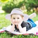 3 Pack Baby Sun Hats, UPF 50+ Summer Beach Protection Hats Wide Brim Sun Cap for Toddler Baby Boys Girls(6-24months) (S)