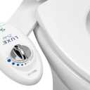 LUXE Bidet NEO 110 - Fresh Water Non-Electric Bidet Attachment for Toilet Seat, Adjustable Water Pressure, Rear Wash (White)