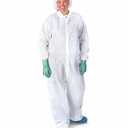 Medline NONCV120XXXL Spunbound Coverall, Heavyweight Polypropylene, 3X-Large, White (Pack of 25)
