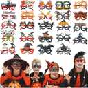 Halloween Party Glasses Glitter Halloween Decorations Funny Party Favor for Adult Halloween Party Supplies (24 pc)