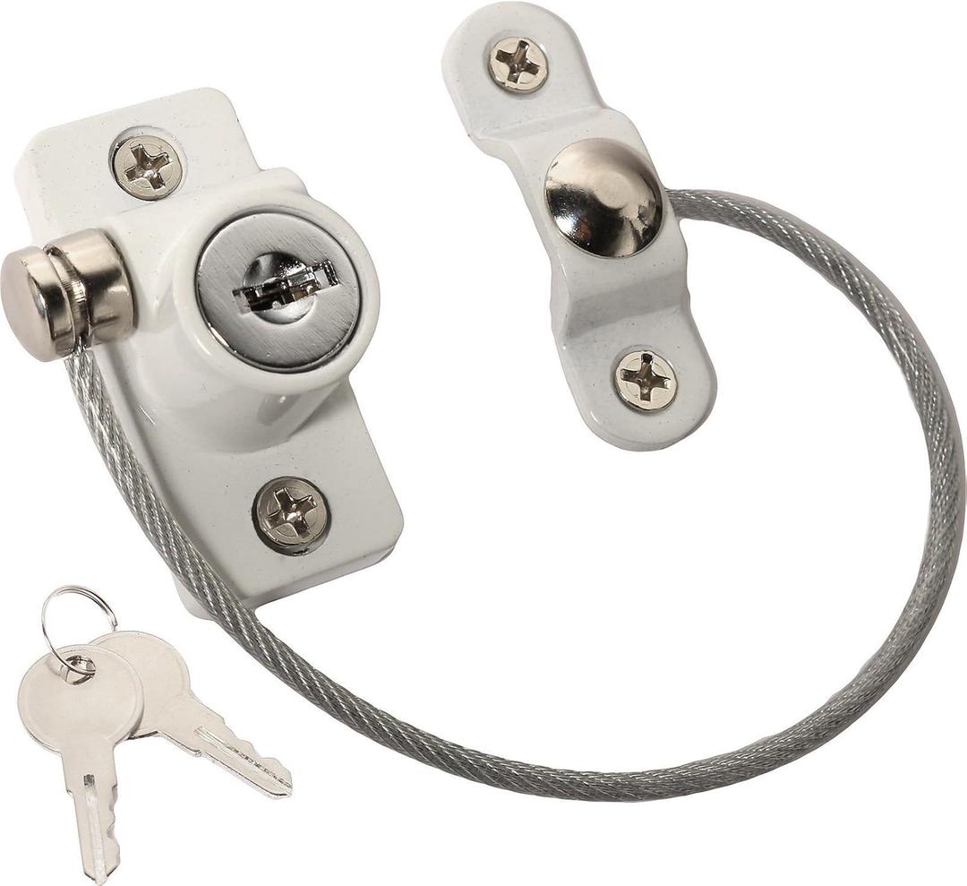 OMOTOOL Child Window Restrictor Casement Security Lock (2 Pack) Kids Prevent Children Falling Window Lock Baby Protection