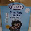 Graco SnugRide Lite LX Infant Car Seat, Lightweight Rear-Facing Seat for Babies 430 lb, 4-Position Adjustable Base, LATCH Installation & ProtectPlus Engineered, Studio, Date of Manufacture 2025/09/15