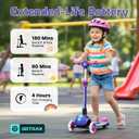 Gotrax SK1 Foldable Electric Scooter, 3 Wheels for Kids Ages 4+, Gifts