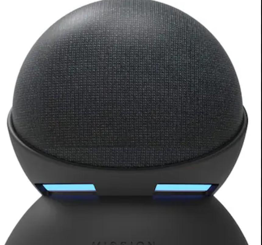 Amazon - Echo Dot Battery Base for 4th and 5th Gen Echo Dot - Black