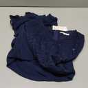 Wedtrend Women's Sequin Dresses Sparkly Glitter Dress Split Sleeves Formal Dresses Maxi Evening Dress (Navy) XL