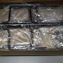 4 Pack String Light Poles for Outside, Heavy-Duty Metal Light Poles for Outdoor String Lights with Fork, Adjustable Lighting Accessories for Patio Decor Backyard Yard Pergola Garden Decorations