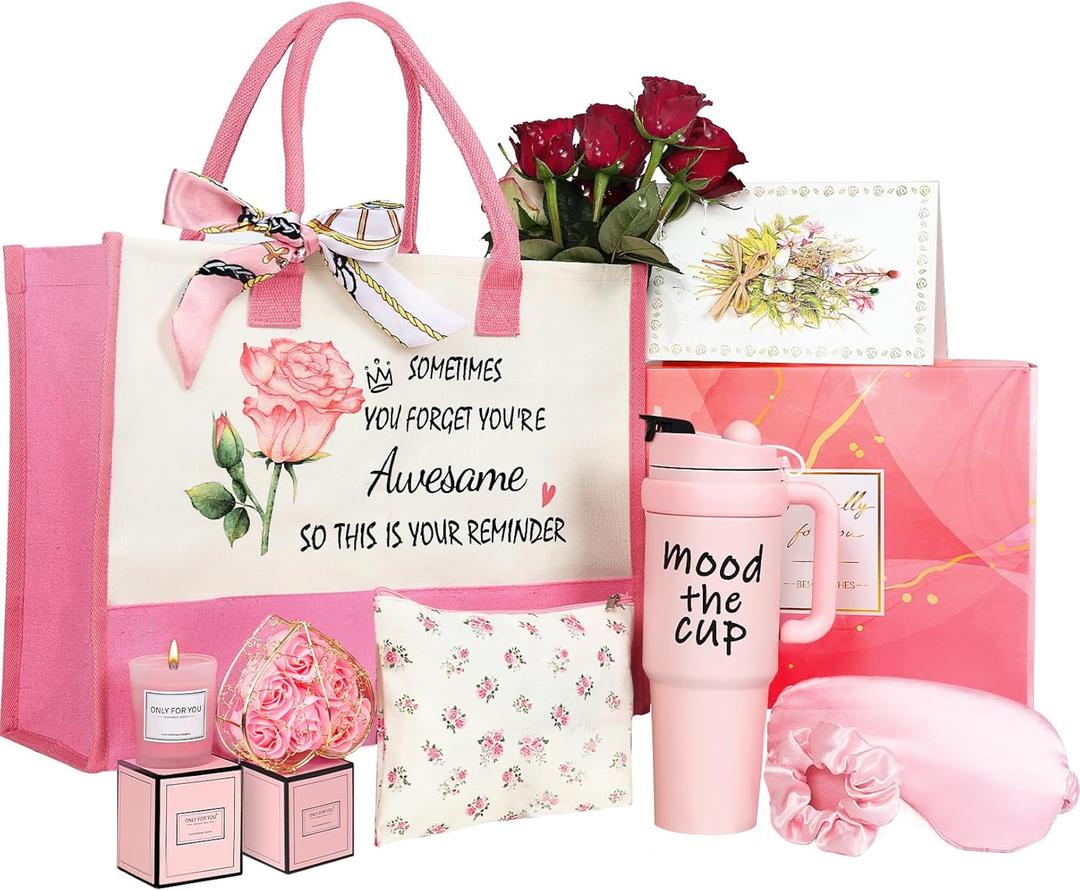 Birthday Gifts for Women Self Care Get Well Soon Thank You Retirement Friendship Appreciation Spa Gift Baskets for Women Her Mom Sister Wife Coworkers Aunt Daughter